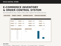 EXILE Digital Store E-Commerce Inventory and Order Control System Excel template