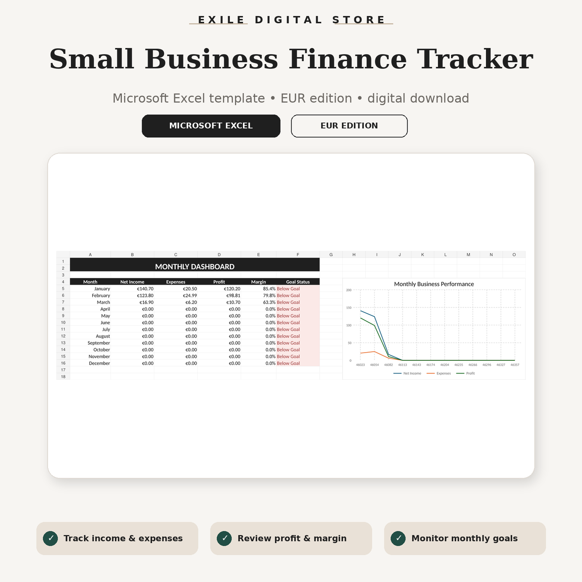 Small Business Finance Tracker