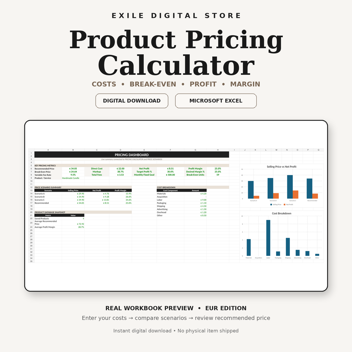 Product Pricing Calculator