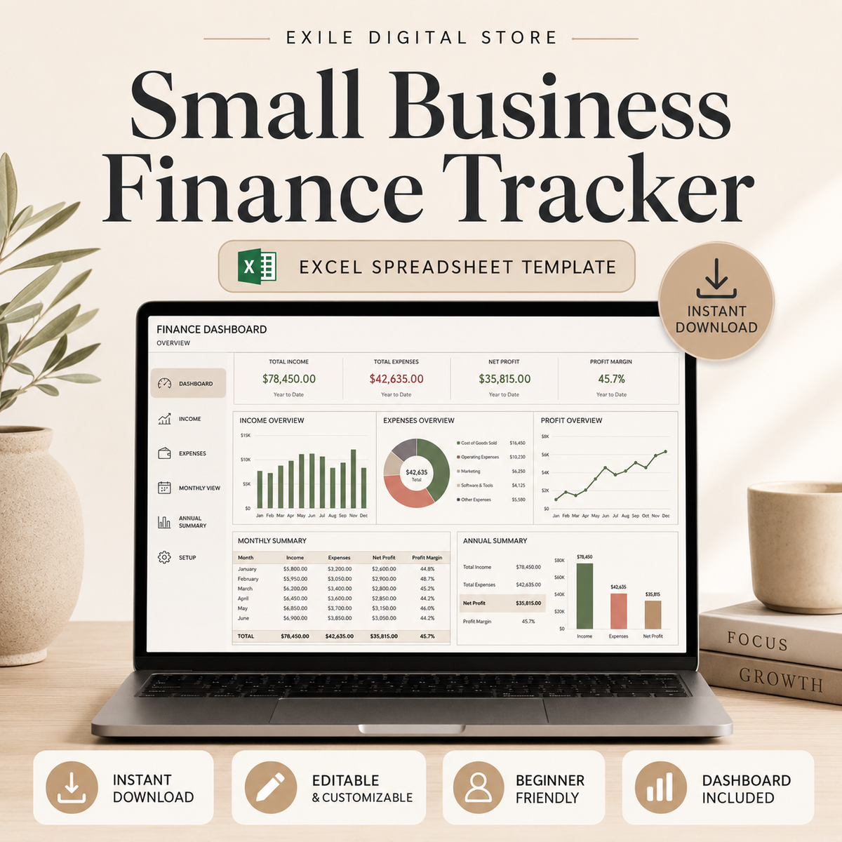 Small Business Finance Tracker